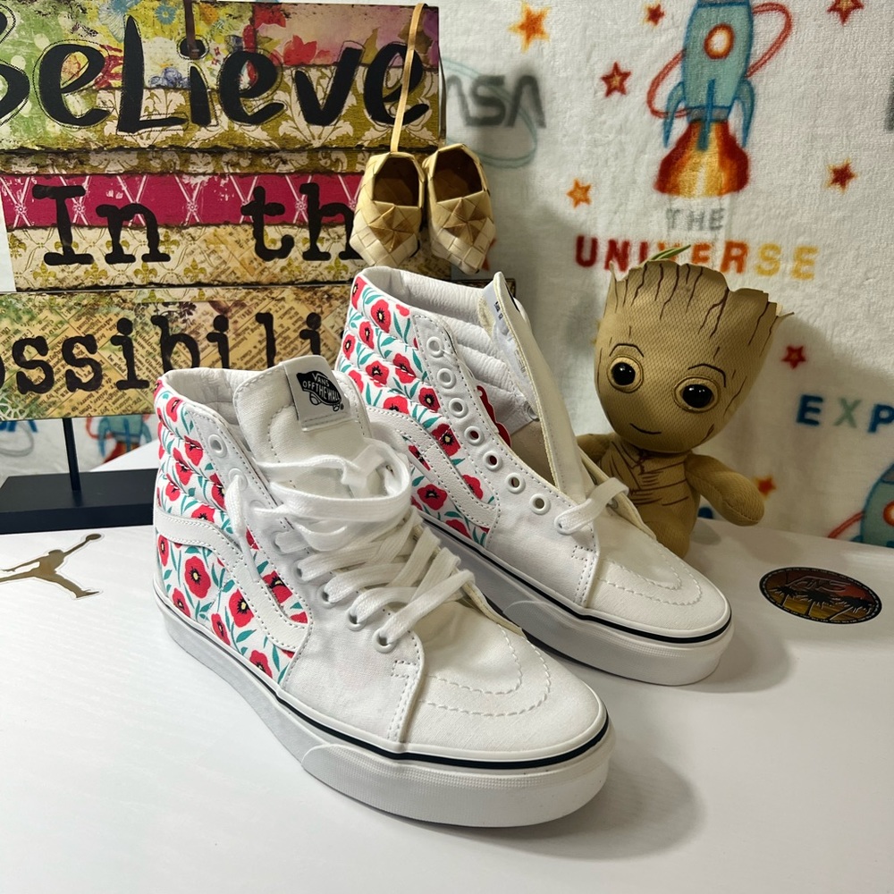 Vans Sk8-Hi Flowers!!! - Picture 8 of 12